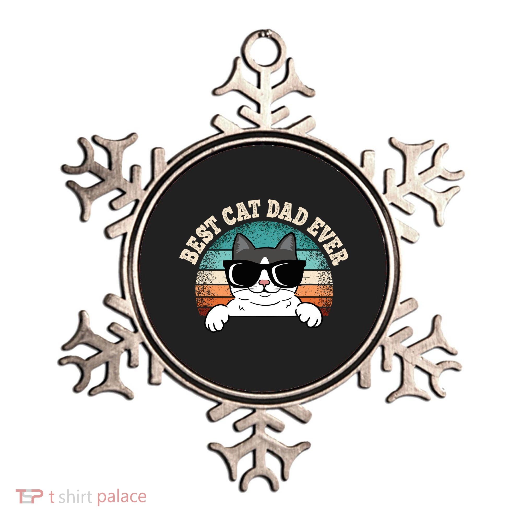 Best Cat Dad Ever Cat Lover Cat Owner Ornament