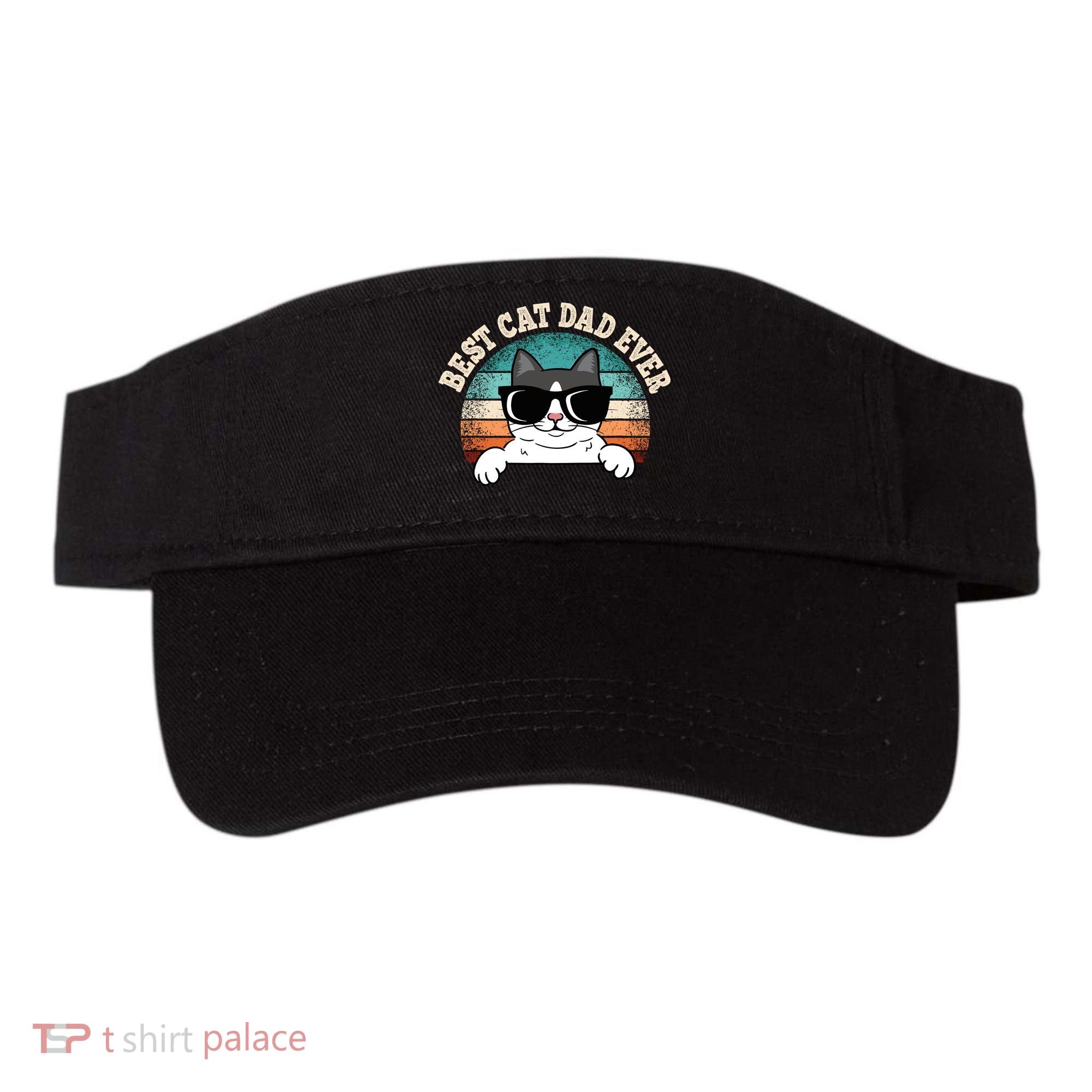 Best Cat Dad Ever Cat Lover Cat Owner Visor