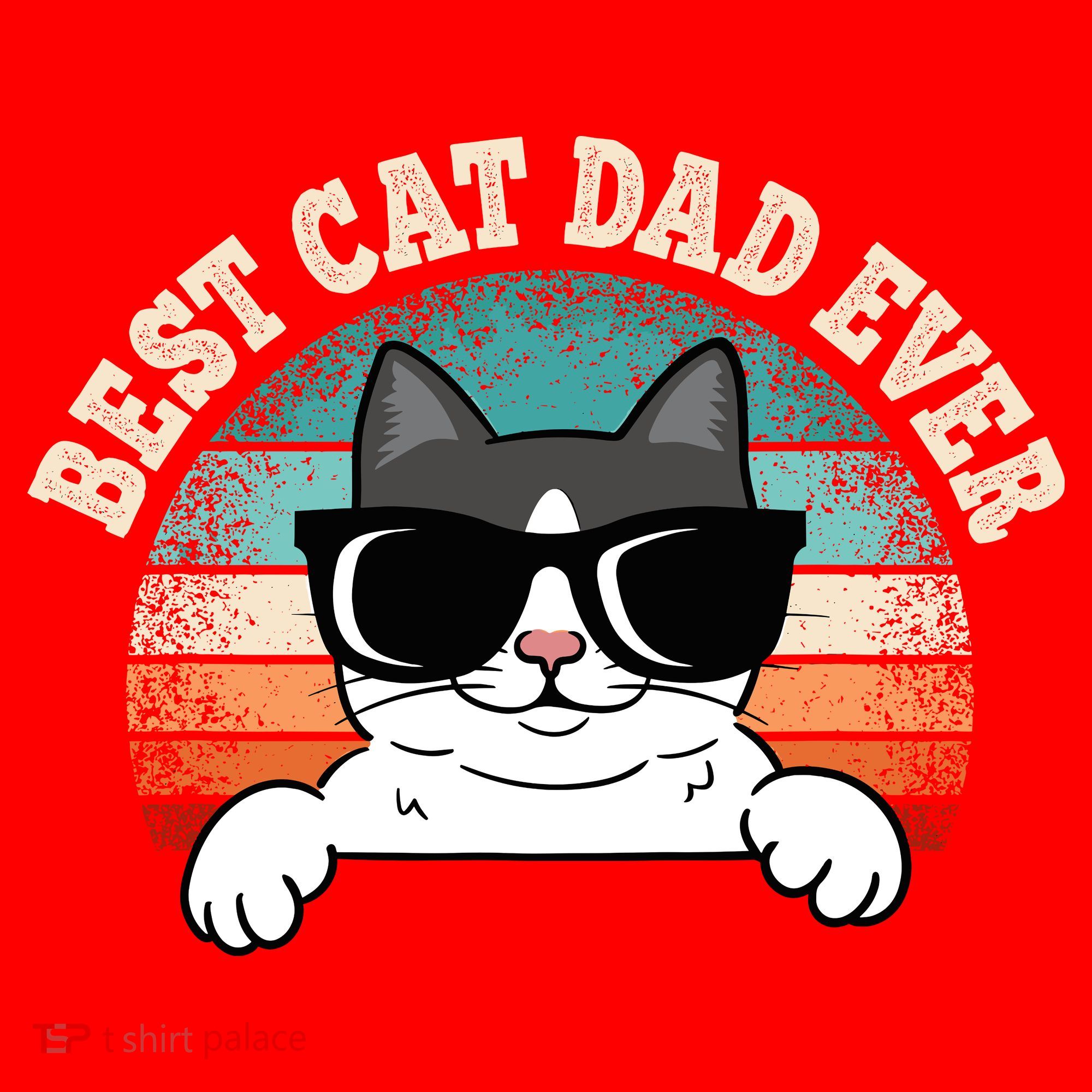 Best Cat Dad Ever Cat Lover Cat Owner Santa Hat