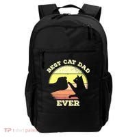 Best Cat Dad Ever Cute Cat Lover Funny Backpack thumb 0
