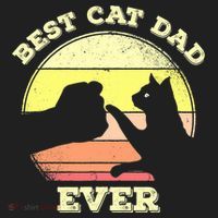 Best Cat Dad Ever Cute Cat Lover Funny Beanie thumb 2