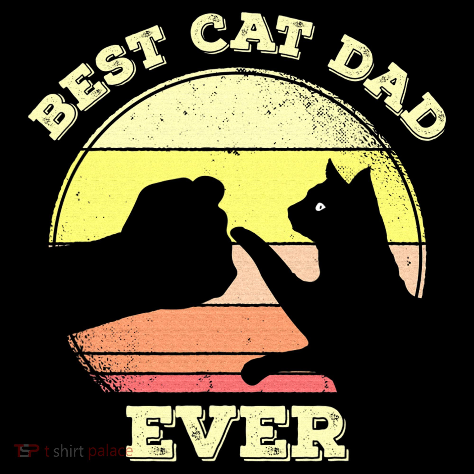 Best Cat Dad Ever Cute Cat Lover Funny Mousepad