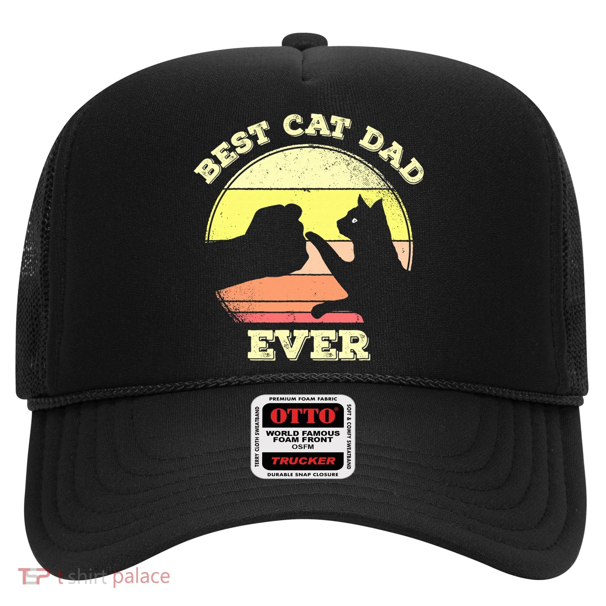 Best Cat Dad Ever Cute Cat Lover Funny Hat