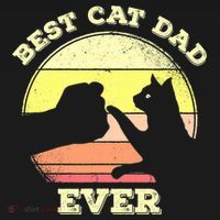 Best Cat Dad Ever Cute Cat Lover Funny Tank Top thumb 6