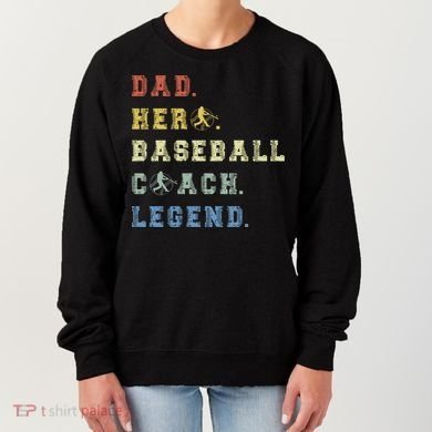 Baseball Coach Dad Gift Women's Sweatshirt