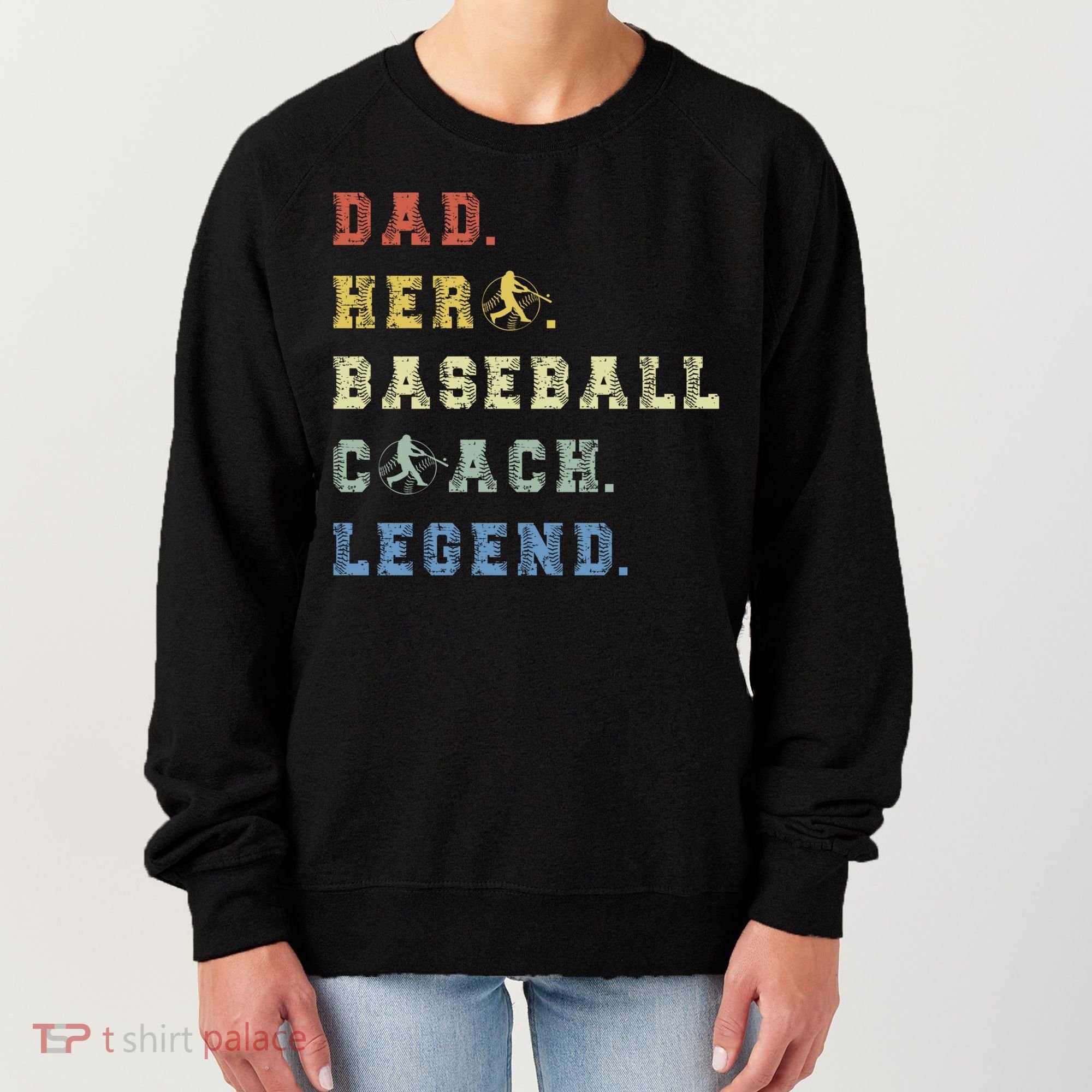 Baseball Coach Dad Gift Women's Sweatshirt