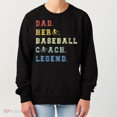 Baseball Coach Dad Gift Women's Sweatshirt