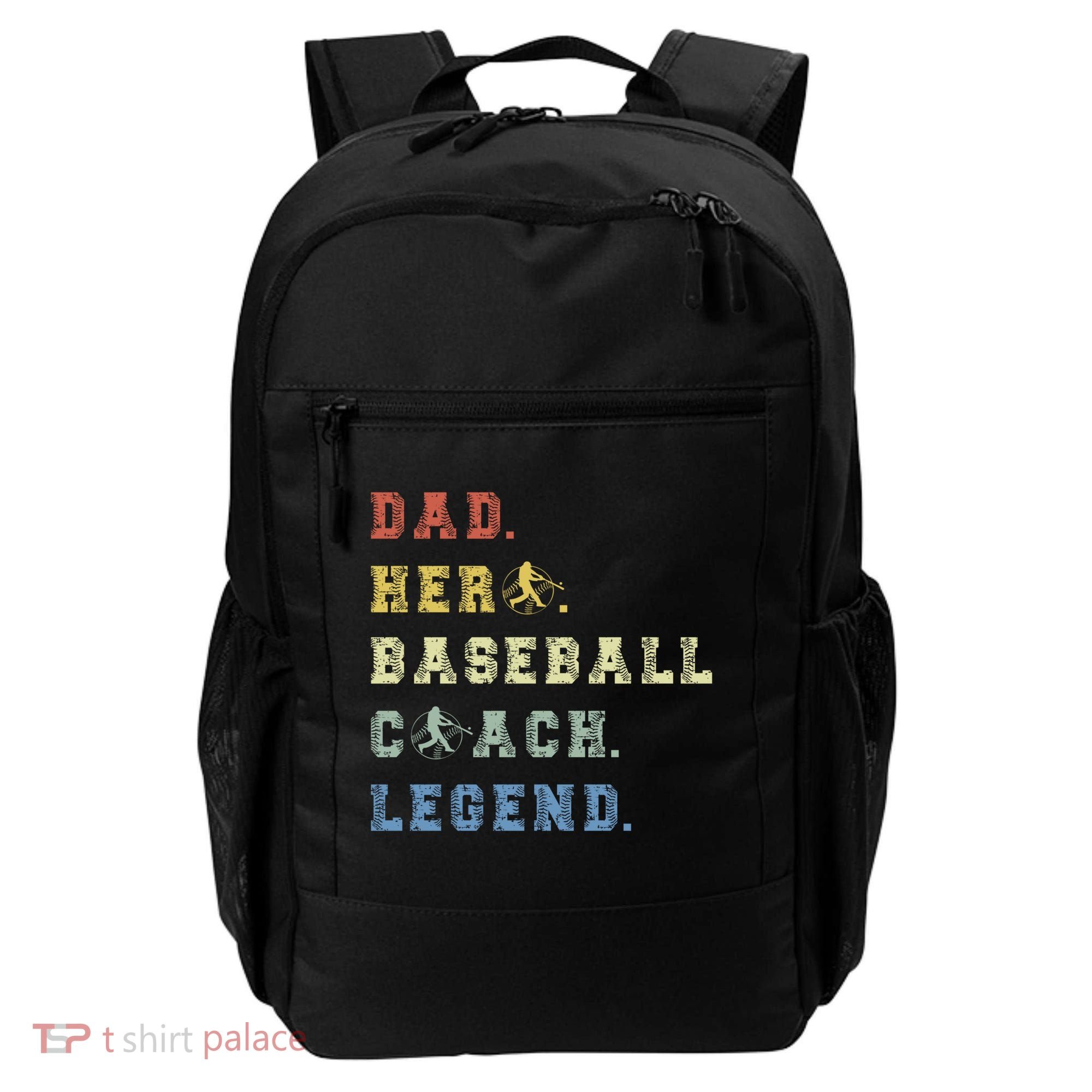 Baseball Coach Dad Gift Backpack