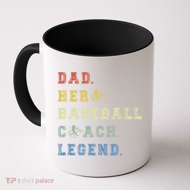 Baseball Coach Dad Gift Coffee Mug