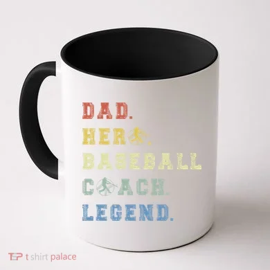 Baseball Coach Dad Gift Coffee Mug