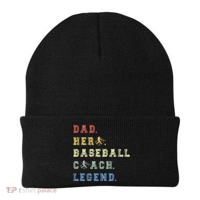 Baseball Coach Dad Gift Beanie