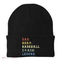 Baseball Coach Dad Gift Beanie thumb 0