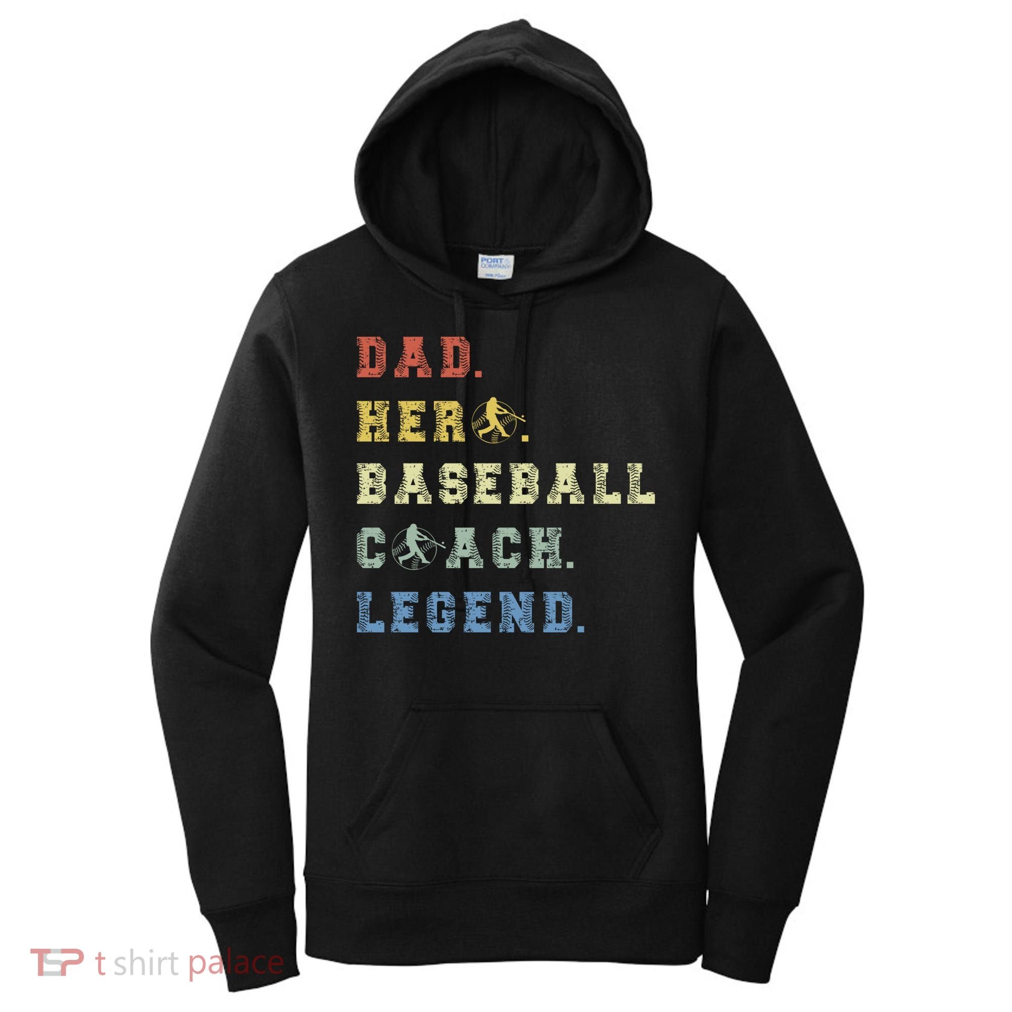 Baseball Coach Dad Gift Women's Hoodie