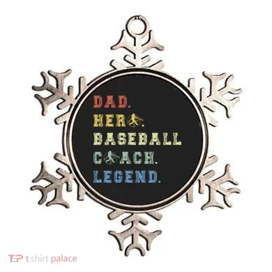 Baseball Coach Dad Gift Ornament