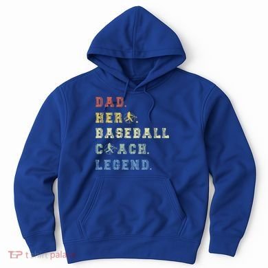 Baseball Coach Dad Gift Hoodie