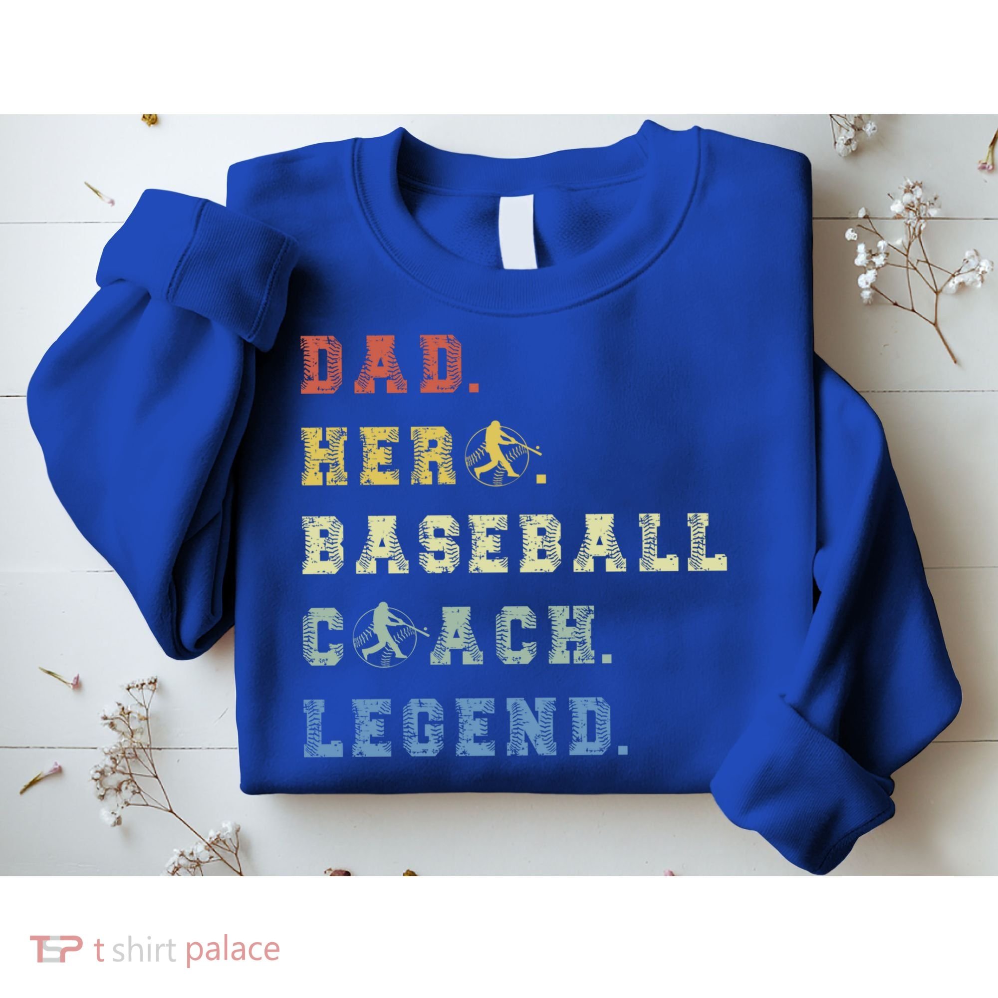 Baseball Coach Dad Gift Sweatshirt