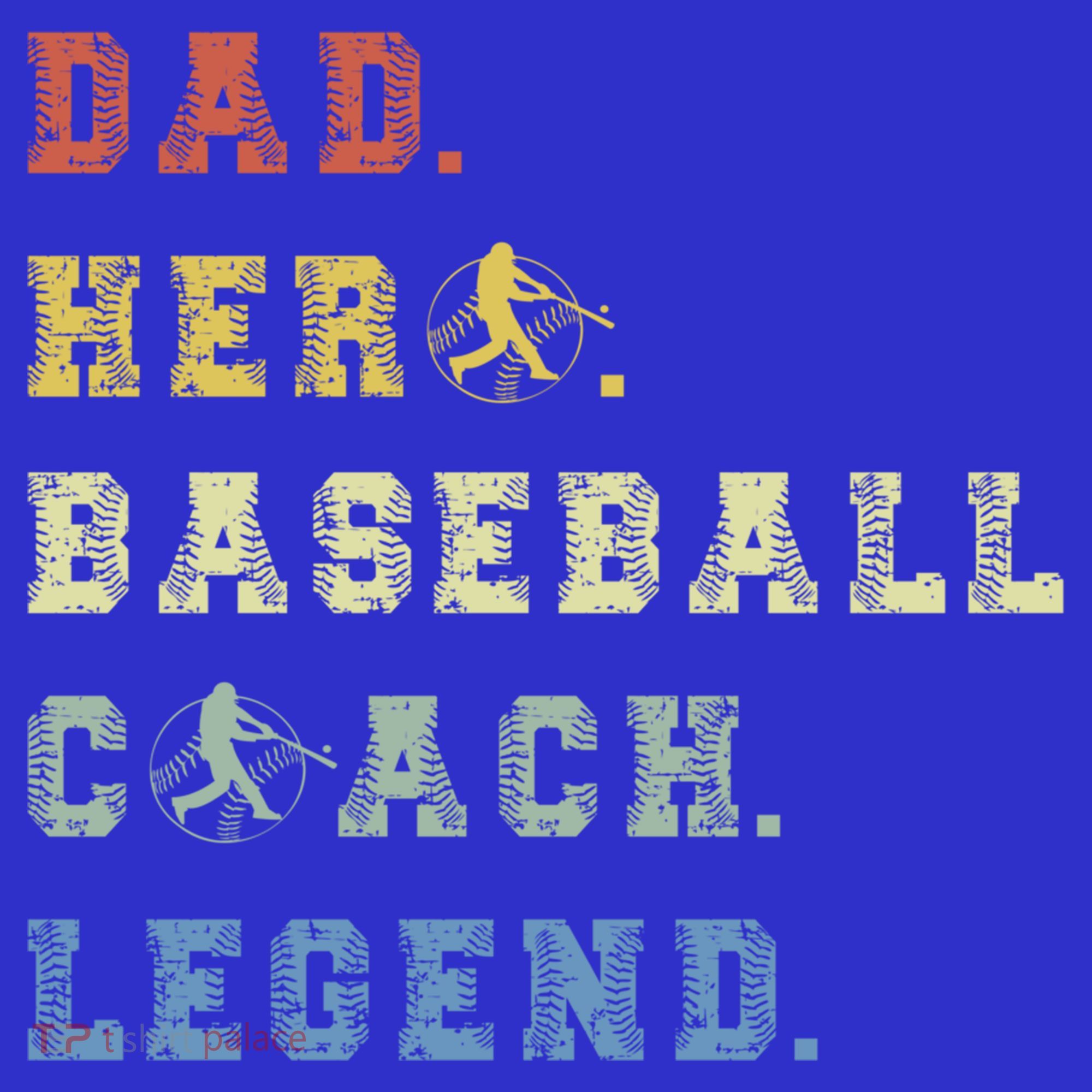 Baseball Coach Dad Gift Button