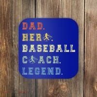 Baseball Coach Dad Gift Coaster thumb 0