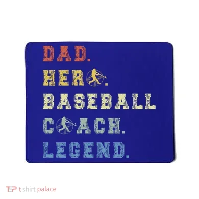 Baseball Coach Dad Gift Mousepad