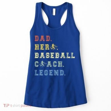 Baseball Coach Dad Gift Women's Tank Top