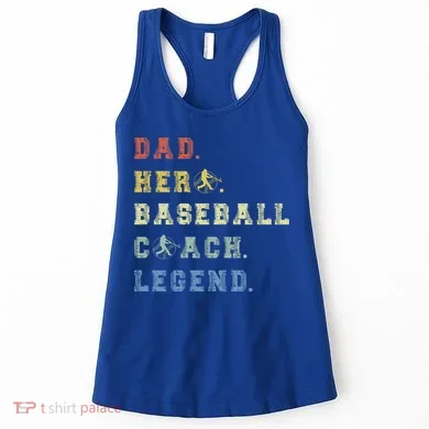 Baseball Coach Dad Gift Women's Tank Top