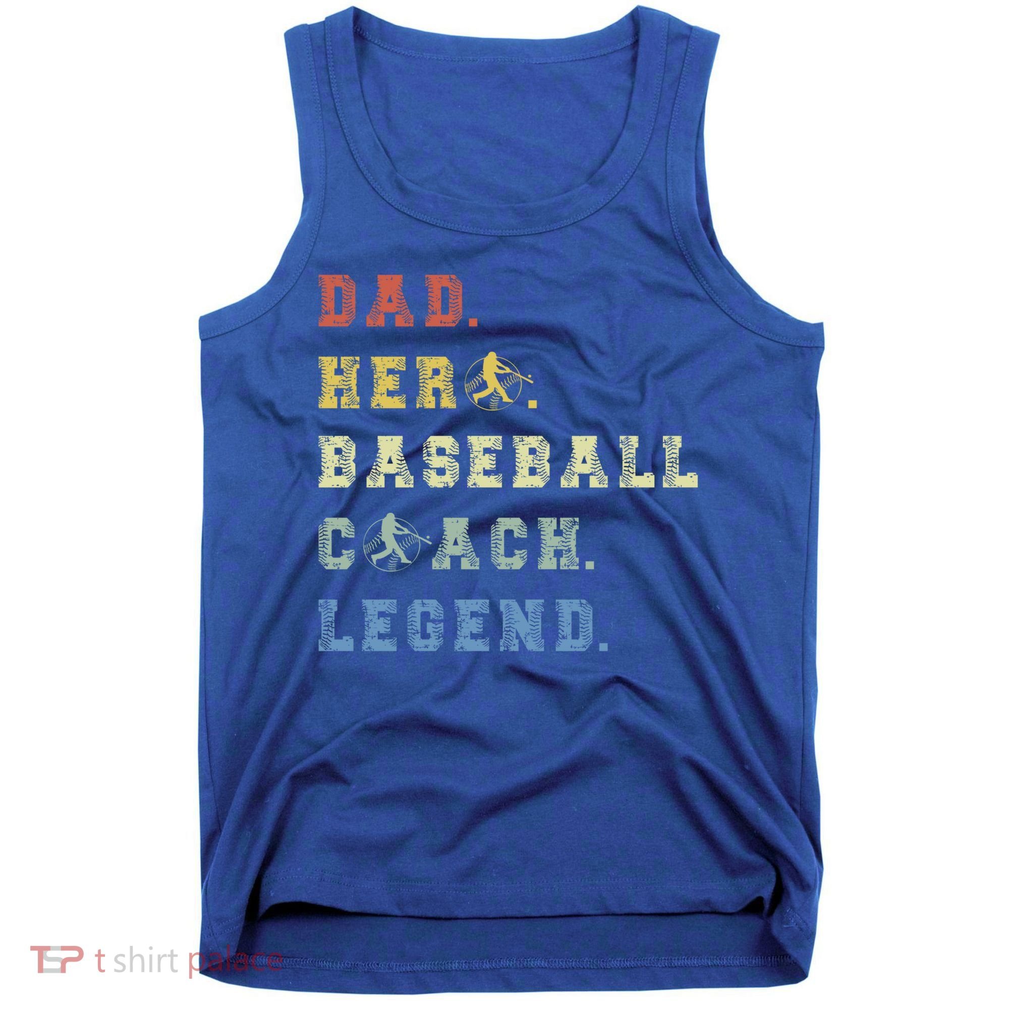 Baseball Coach Dad Gift Tank Top
