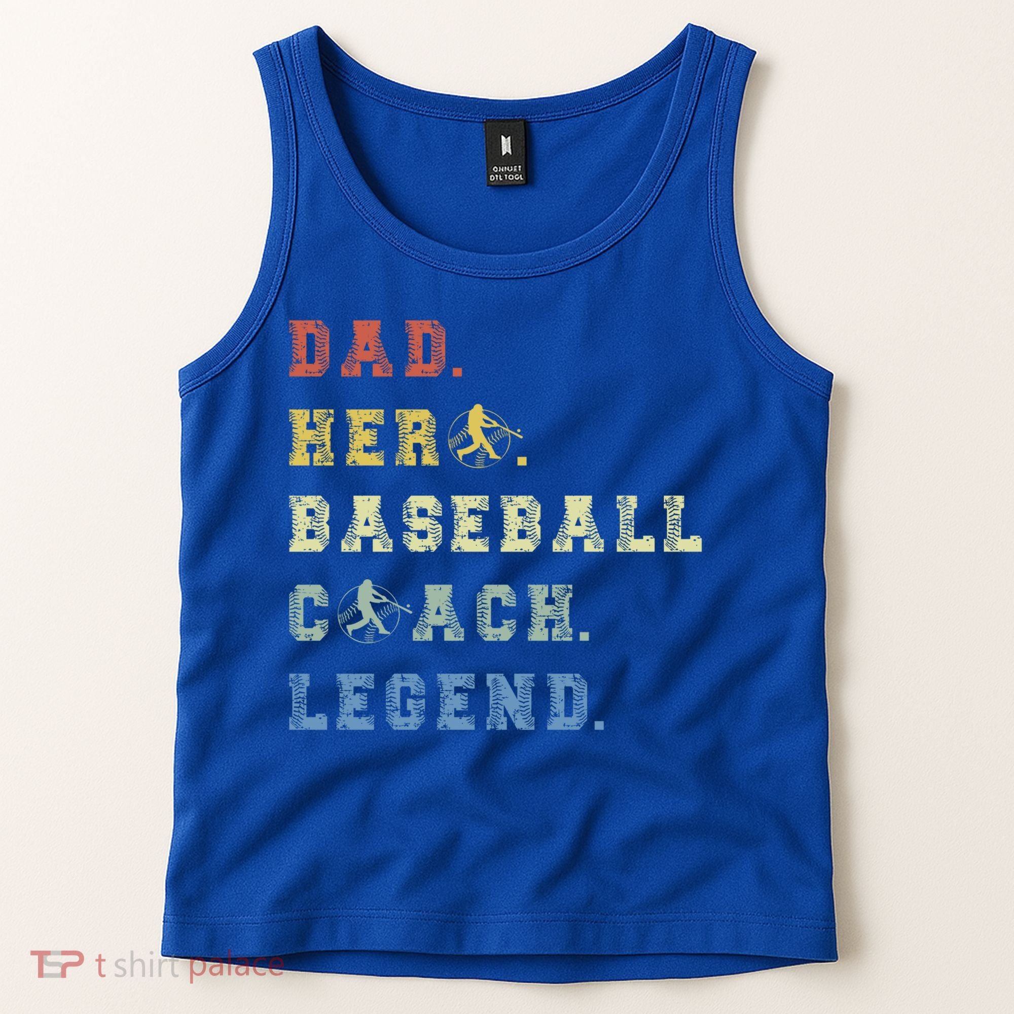 Baseball Coach Dad Gift Tank Top