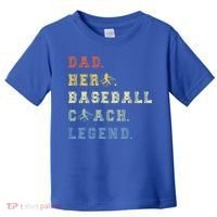 Baseball Coach Dad Gift Toddler T-Shirt thumb 0
