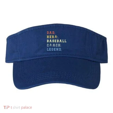 Baseball Coach Dad Gift Visor