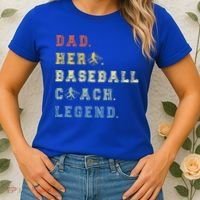 Baseball Coach Dad Gift Women's T-Shirt thumb 2