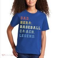 Baseball Coach Dad Gift Kids T-Shirt thumb 2