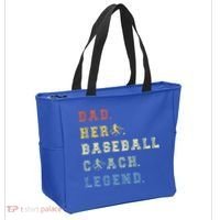 Baseball Coach Dad Gift Tote Bag thumb 2