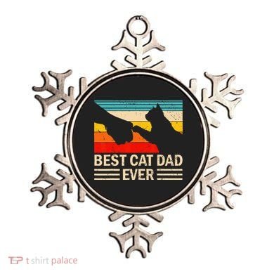 Best Cat Dad Ever Funny Vintage Cat Daddy Ornament