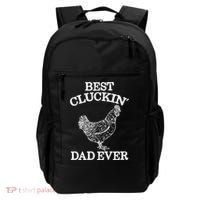 Best Cluckin' Dad Ever Gift Funny Father's Day Chicken Farm Gift Backpack thumb 0