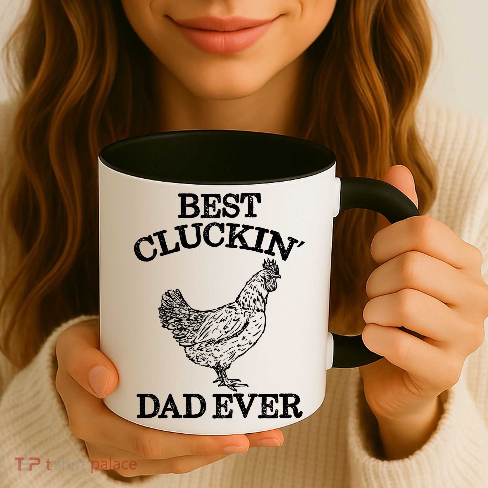 Best Cluckin' Dad Ever Gift Funny Father's Day Chicken Farm Gift Coffee Mug