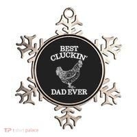 Best Cluckin' Dad Ever Gift Funny Father's Day Chicken Farm Gift Ornament thumb 0
