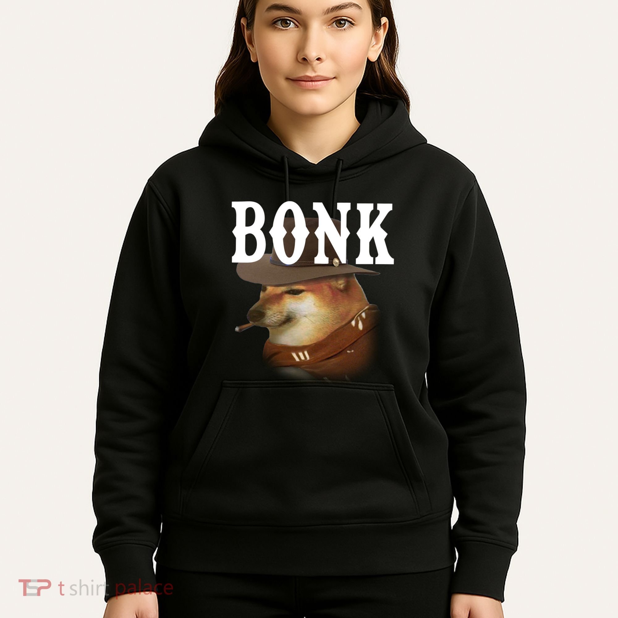 Bonk Cowboy Dog Hoodie