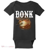 Bonk Cowboy Dog Baby Bodysuit thumb 0