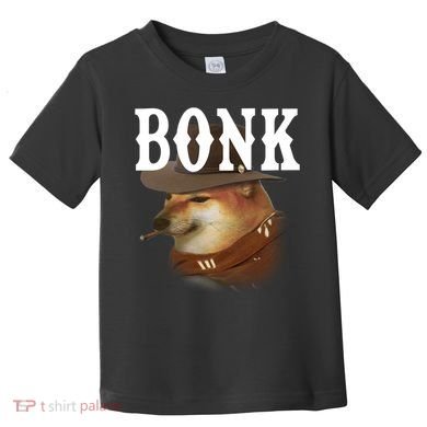 Bonk Cowboy Dog Toddler T-Shirt