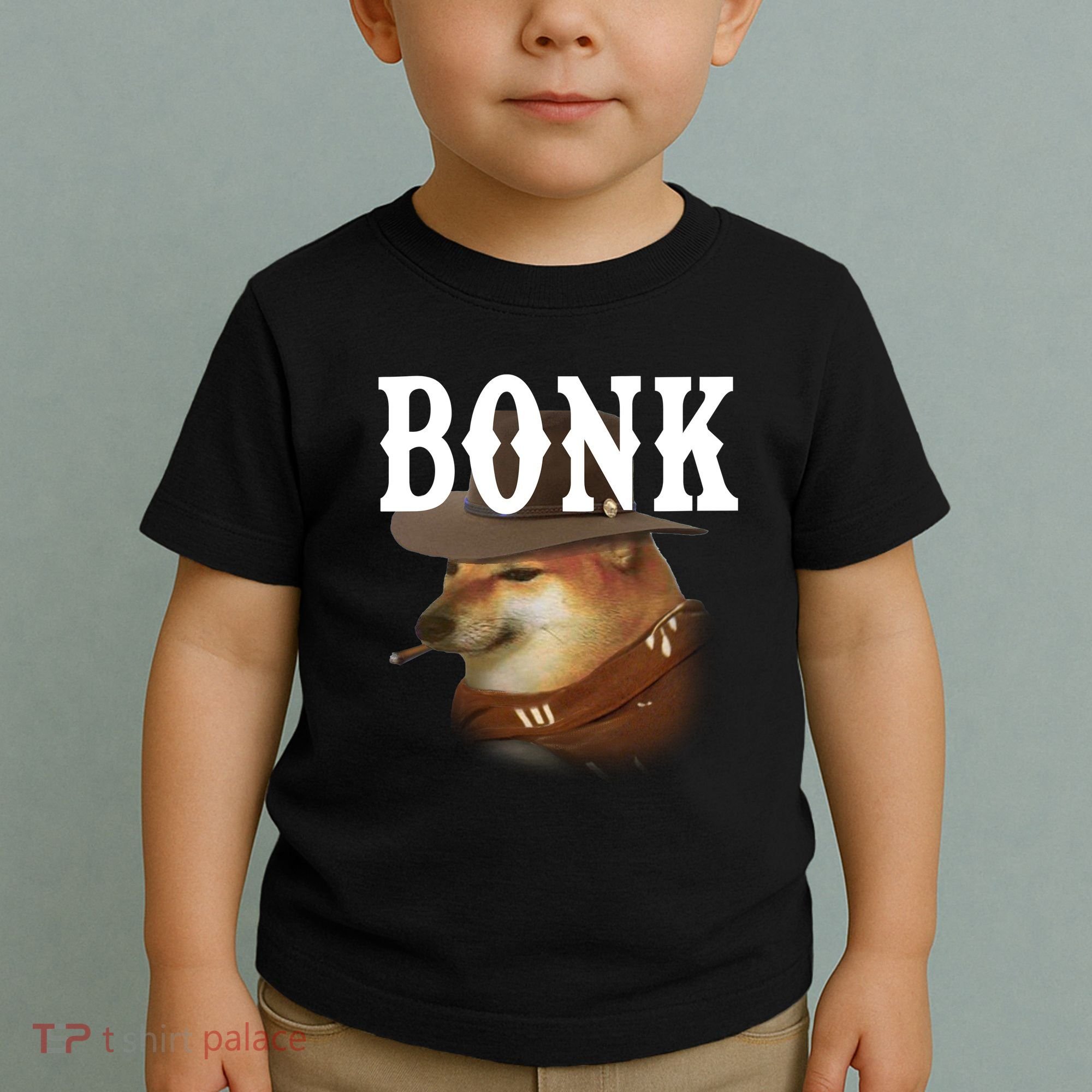 Bonk Cowboy Dog Toddler T-Shirt