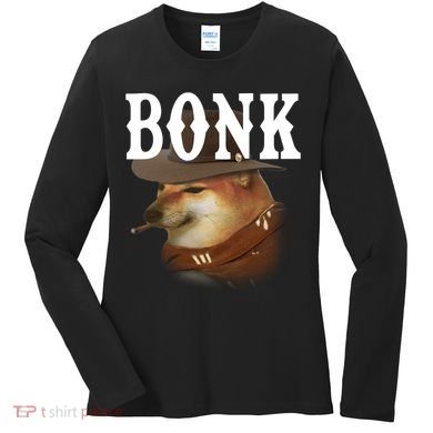 Bonk Cowboy Dog Women's Long Sleeve Shirt