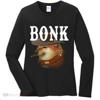 Bonk Cowboy Dog Women's Long Sleeve Shirt thumb 0