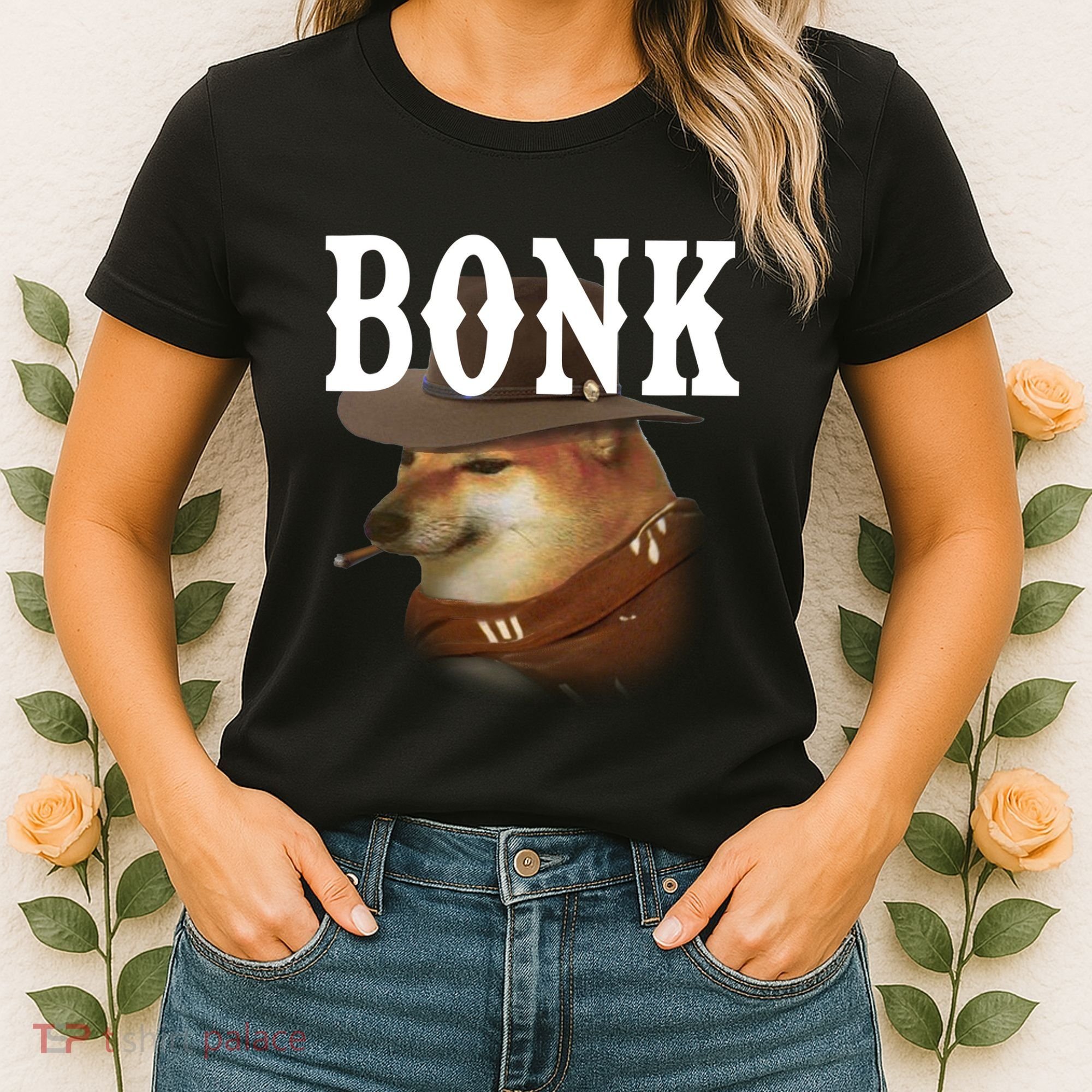 Bonk Cowboy Dog Women's T-Shirt