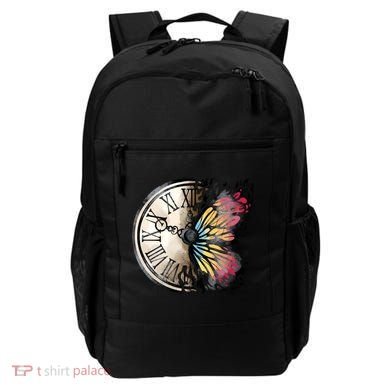 Butterfly Clock Design Backpack