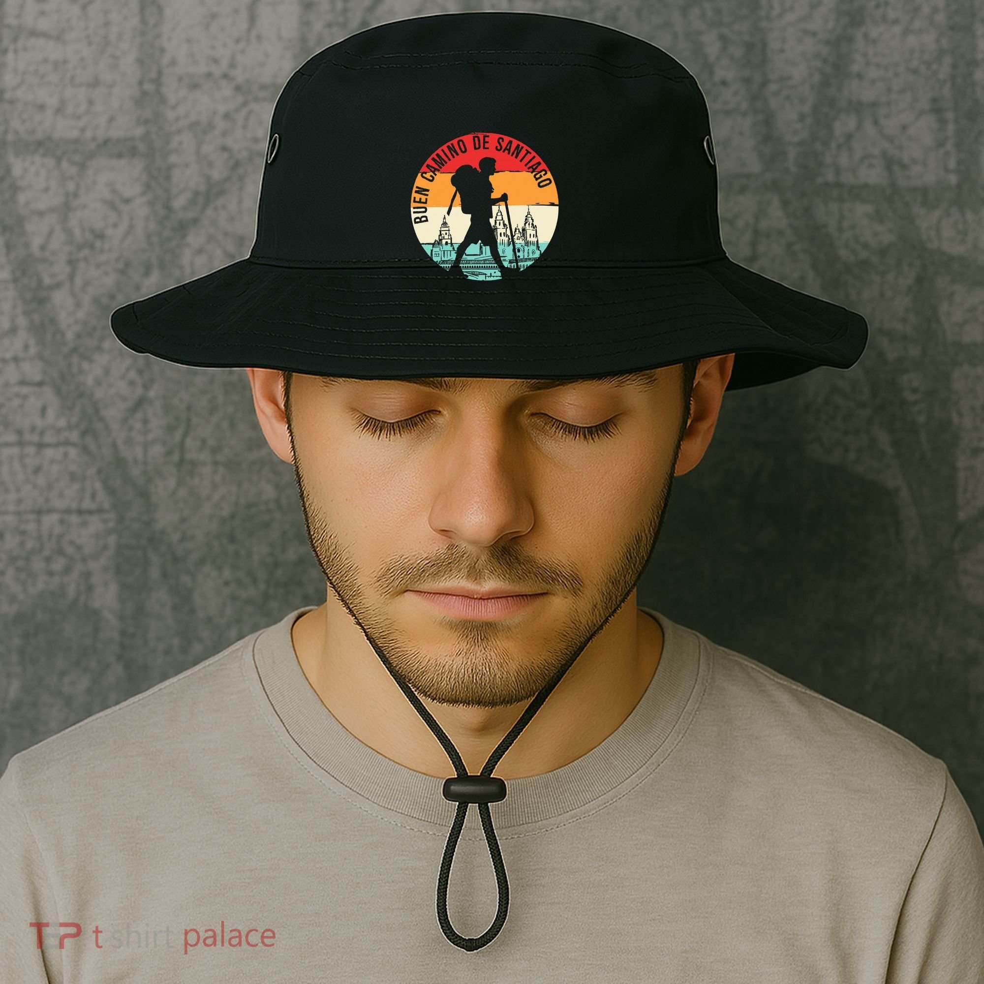 Buen Camino De Santiago De Compostela Bucket Hat