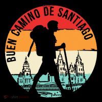 Buen Camino De Santiago De Compostela Women's Hoodie thumb 2