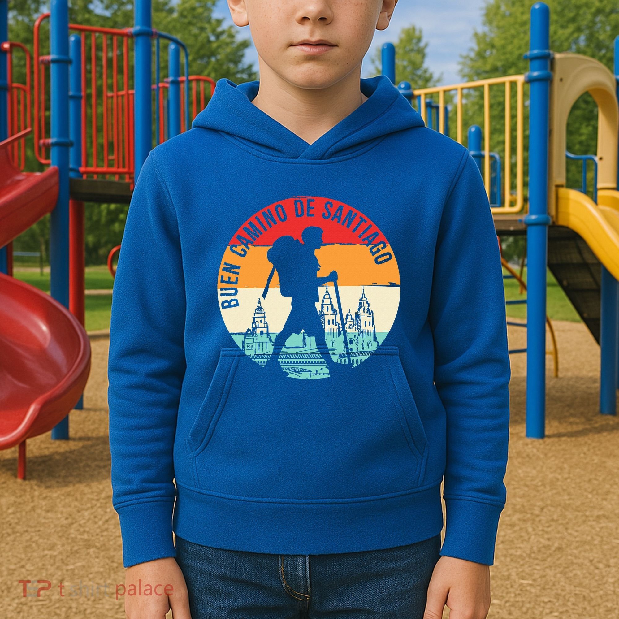 Buen Camino De Santiago De Compostela Kids Hoodie