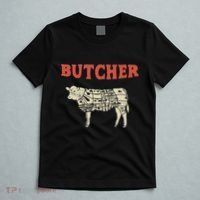 Butcher Cow Diagram Meat Lovers Steak Butchery T-Shirt thumb 5