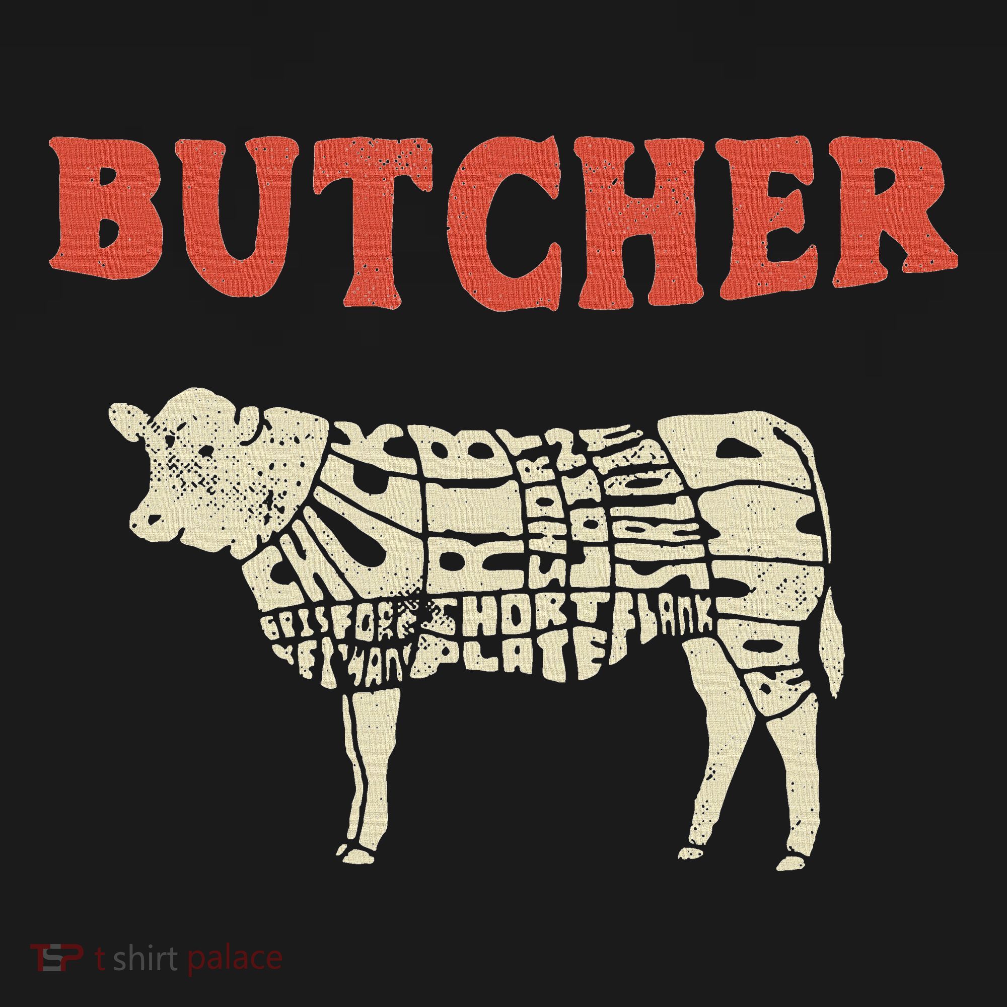 Butcher Cow Diagram Meat Lovers Steak Butchery Women's Hoodie