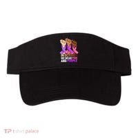 Breast Cancer Domestic Violence Awareness Pink Purple Ribbon Visor thumb 0